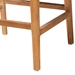 bali & pari Storsel Bohemian Natural Rattan and Teak Wood Counter Stool - STORSEL-Natural Rattan/Teak Wood-CS