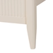 Baxton Studio Primrose Mid-Century Ivory Fluted Wood King Size Platform Bed - SW8596-Ivory-King