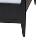 Baxton Studio Primrose Mid-Century Black Fluted Wood King Size Canopy Bed - SW8609-Black-Canopy King