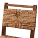 bali & pari Cordoba Bohemian Natural Seagrass and Mahogany Wood 2-Piece Counter Stool Set - Luanda-Seagrass-CS