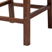 bali & pari Cordoba Bohemian Natural Seagrass and Mahogany Wood 2-Piece Counter Stool Set - Luanda-Seagrass-CS