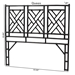 bali & pari Karavo Bohemian Black Natural Rattan King Size Standalone Headboard - Karavo W200-Black Rattan-HB-King