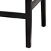 bali & pari Prita Bohemian Paper Loom and Black Mahogany Wood Bar Stool - BC-02-Parekesit-Wood/Black-BS