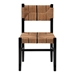 bali & pari Prita Bohemian Paper Loom and Black Mahogany Wood Dining Chair - DCC-01-Wood/Black-DC