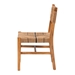 bali & pari Prita Bohemian Paper Loom and Natural Mahogany Wood Dining Chair - DCC-02-Wood/Brown-DC