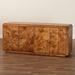 bali & pari Valora Modern and Contemporary Natural Mappa Burl Wood 4-Door Sideboard Buffet - SVN-1296-Natural Burl-Mega-Cabinet