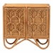 bali & pari Baylor Bohemian Light Honey Rattan Storage Cabinet - TORAJA-Light Honey Rattan-Cabinet