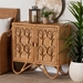 bali & pari Baylor Bohemian Light Honey Rattan Storage Cabinet - TORAJA-Light Honey Rattan-Cabinet