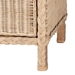 bali & pari Lanica Japandi Sun-Bleached Braided Rattan 6-Drawer Dresser - Braided Sun Bleached Ivory-Wood/Rattan-6DW-Dresser