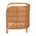 bali & pari Bandung Bohemian Light Honey Rattan Accent Chair - Bandung-Light Honey Rattan-AC