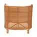 bali & pari Bandung Bohemian Light Honey Rattan Accent Chair - Bandung-Light Honey Rattan-AC