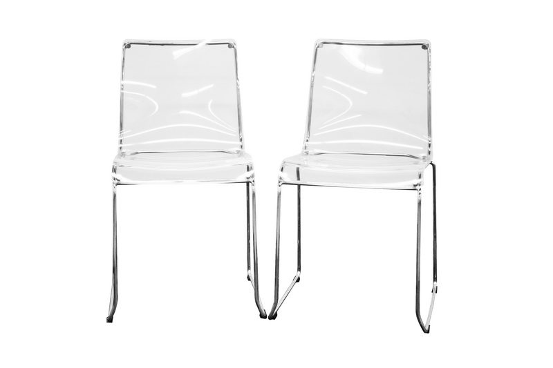 clear lucite dining chairs