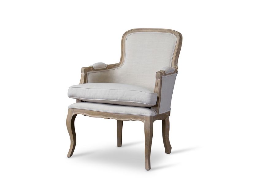 baxton studio napoleon traditional french accent chair