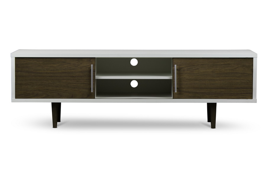 Baxton StudioGemini Wood Contemporary TV Stand Wholesale Interiors