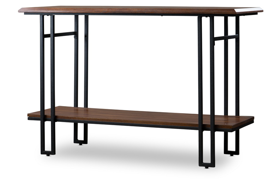 Baxton StudioNewcastle Wood and Metal Console Table Wholesale