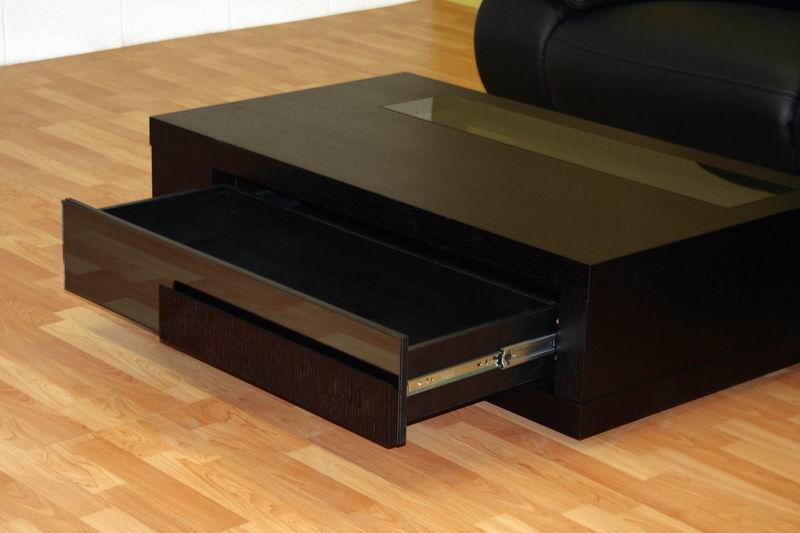 New Contemporary Wenge Oak Veneer Coffee Table  