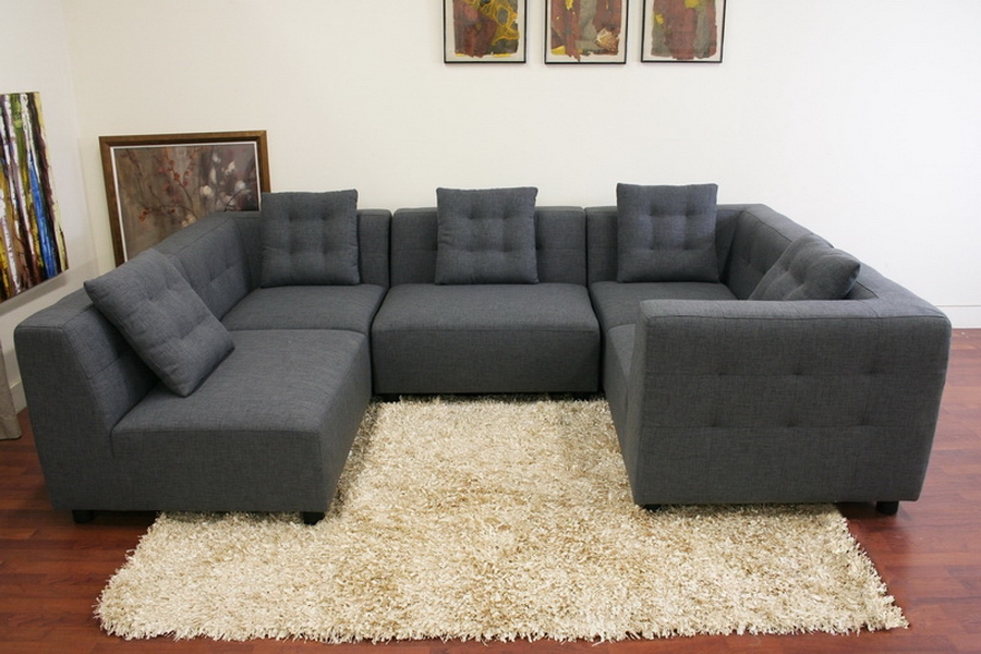   unique area with the endless possibilities of a modular sectional the